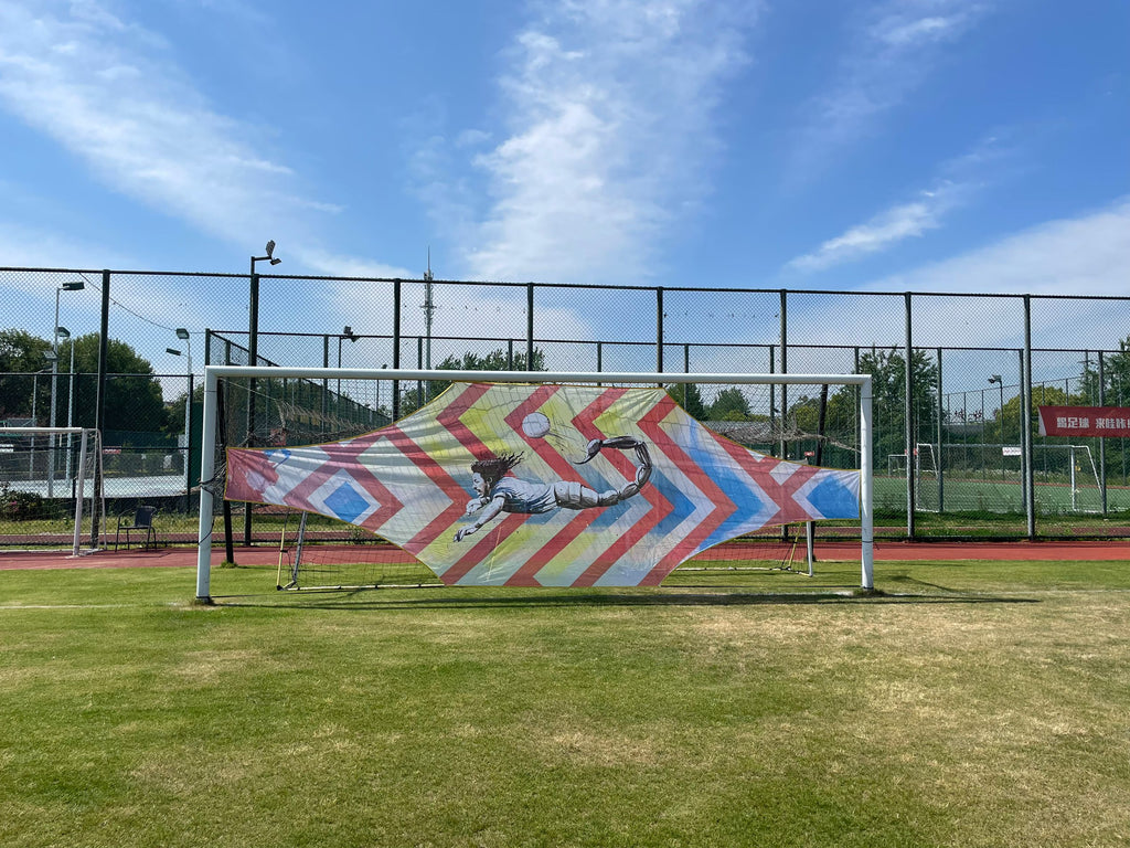 Custom Design Full Color Soccer Target Net
