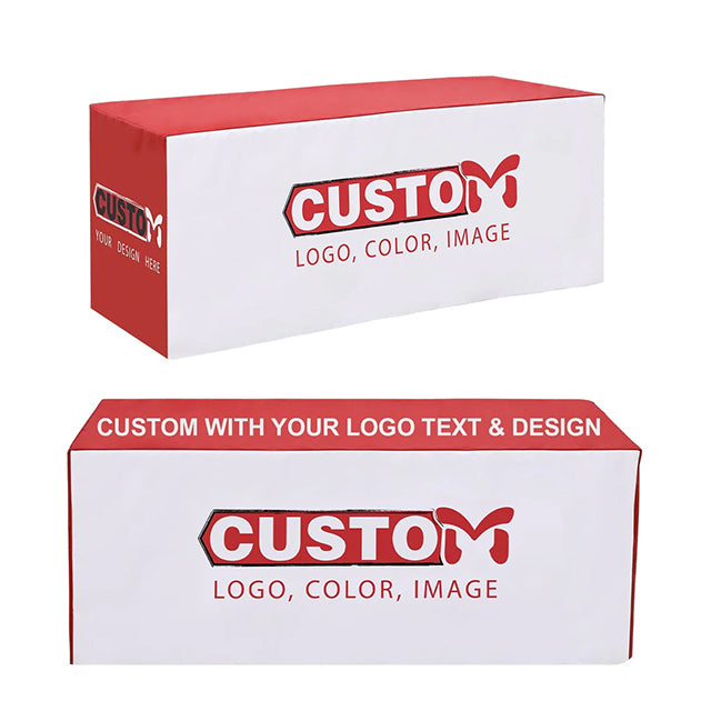 Premium Fitted Custom Exhibition Trade Show Table Throw/Table Cover/Table Cloth