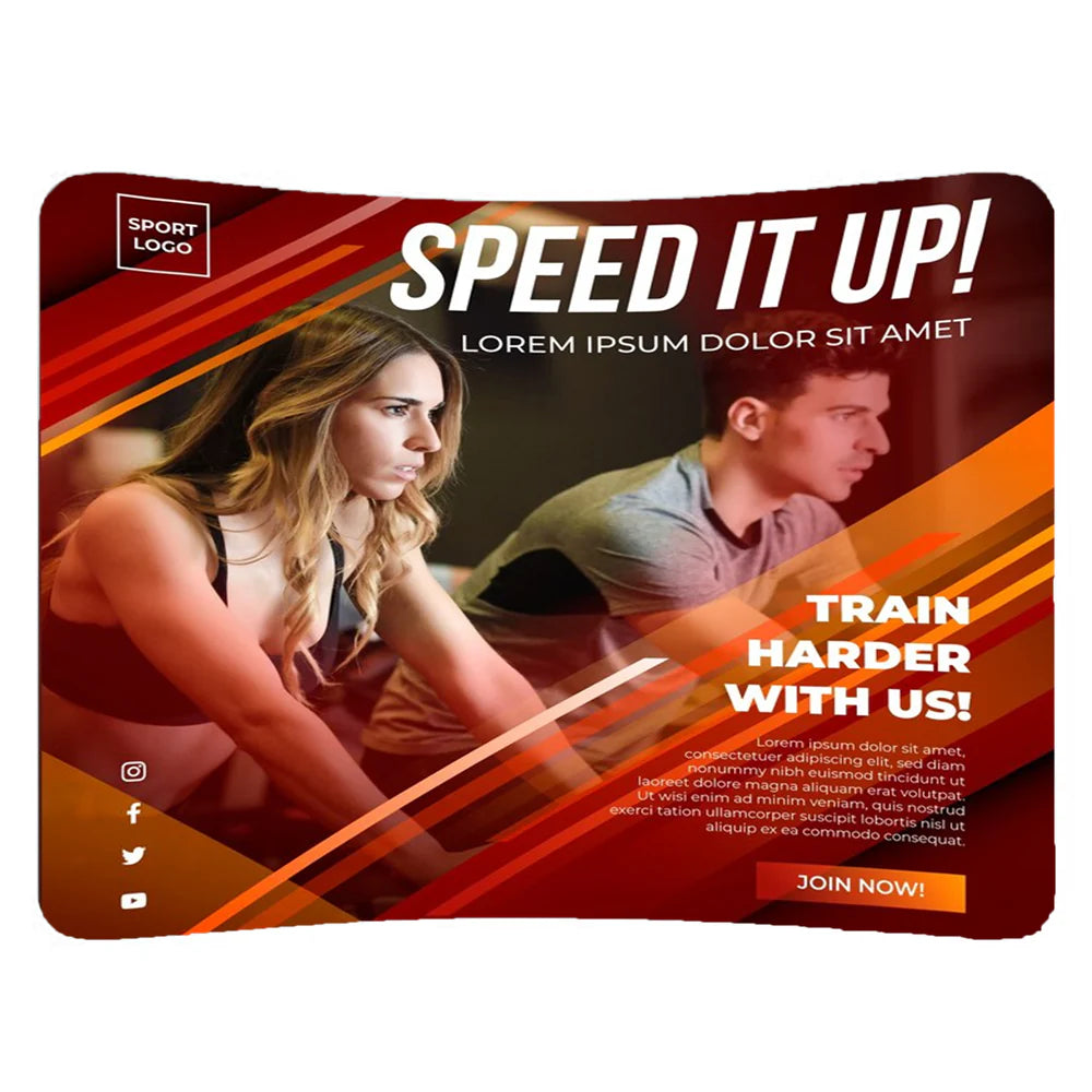 Custom Size Full Color Trade Show Fabric Display/ Pop Up Display Stand