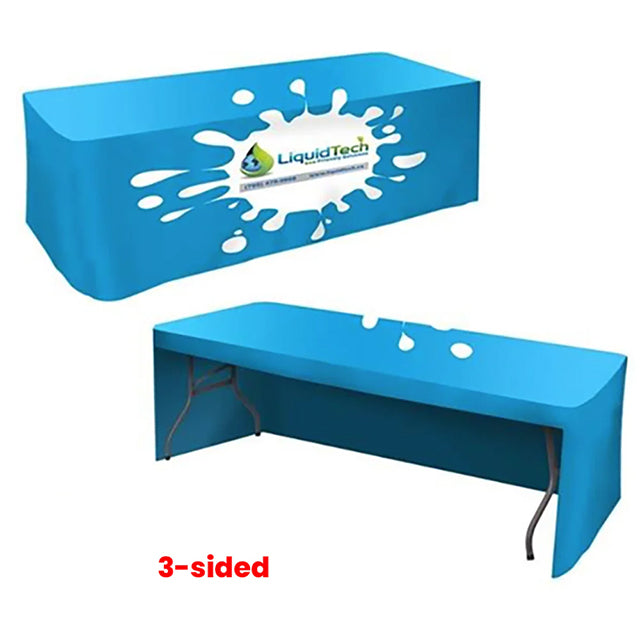 Premium Fitted Custom Exhibition Trade Show Table Throw/Table Cover/Table Cloth