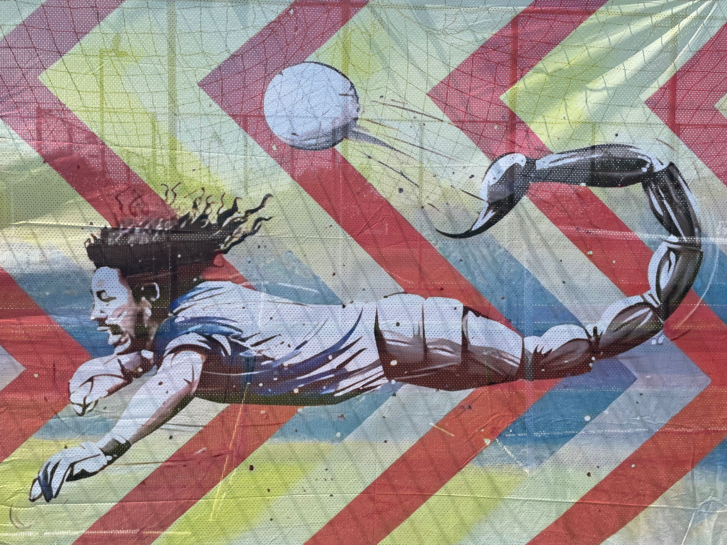 Custom Design Full Color Soccer Target Net