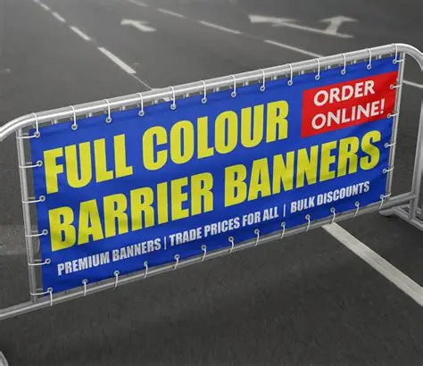 Custom Printed Crowd Barrier Cover