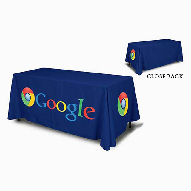 Premium  Custom Exhibition Trade Show Table Throw/Table Cover/Table Cloth