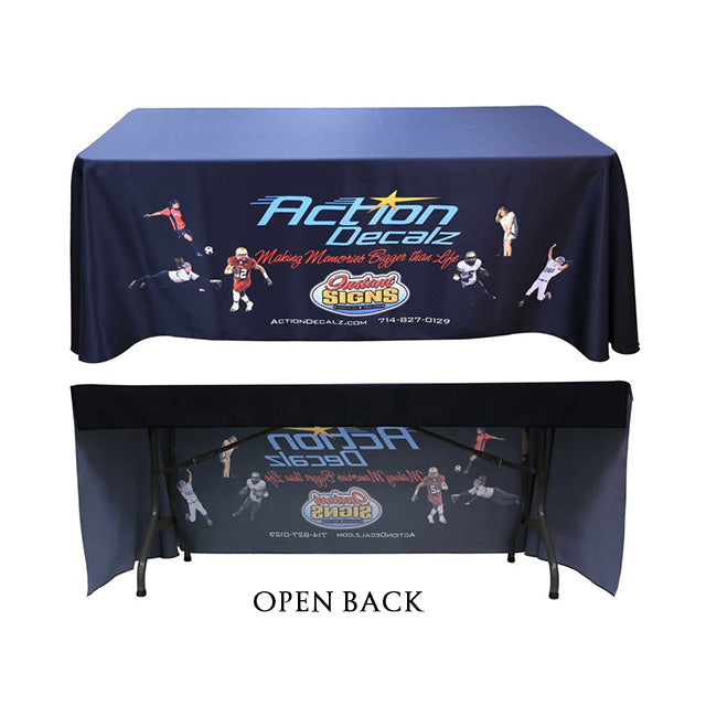 Premium  Custom Exhibition Trade Show Table Throw/Table Cover/Table Cloth