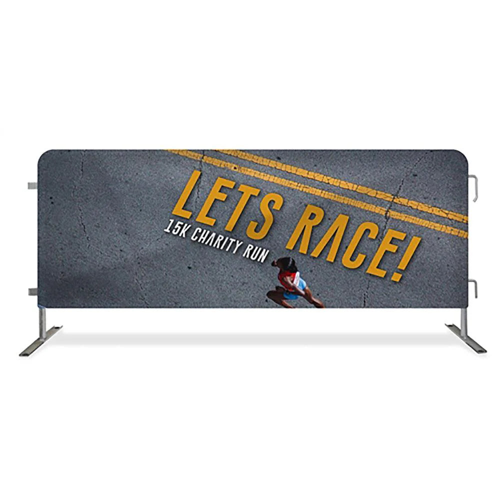 Custom Printed Crowd Barrier Cover