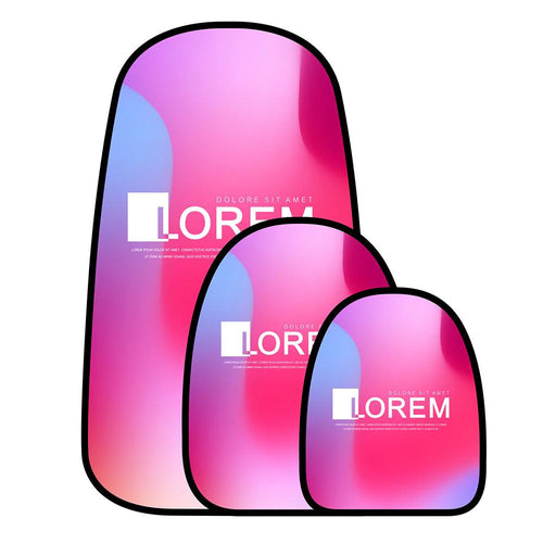 Horizontal/Vertical/Round Pop Out Banner